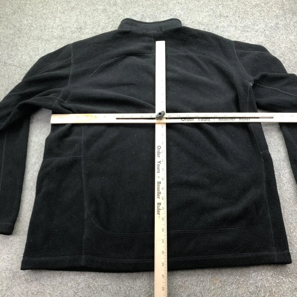 The North Face Jacket Mens XL Black Fleece Full Zip Pockets Outdoor Hiking Warm